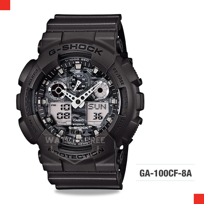 Casio G-Shock Extra Large Series Camouflage Watch GA100CF-8A Watchspree