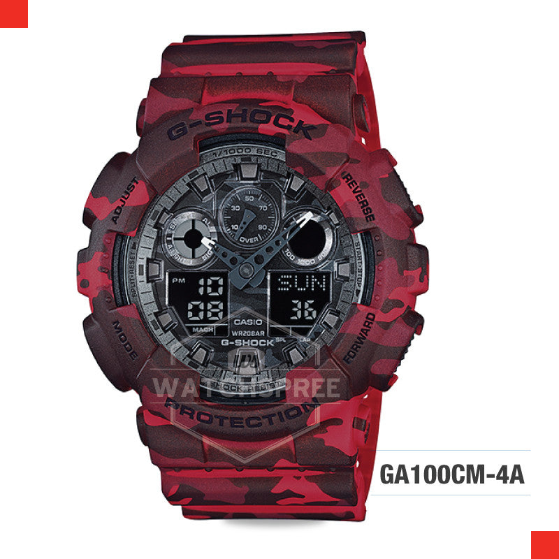 Casio G-Shock Extra Large Series Camouflage Watch GA100CM-4A Watchspree