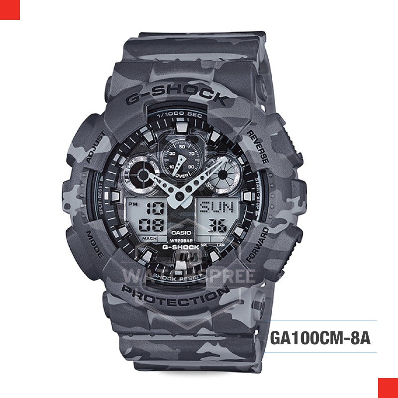 Casio G-Shock Extra Large Series Camouflage Watch GA100CM-8A Watchspree