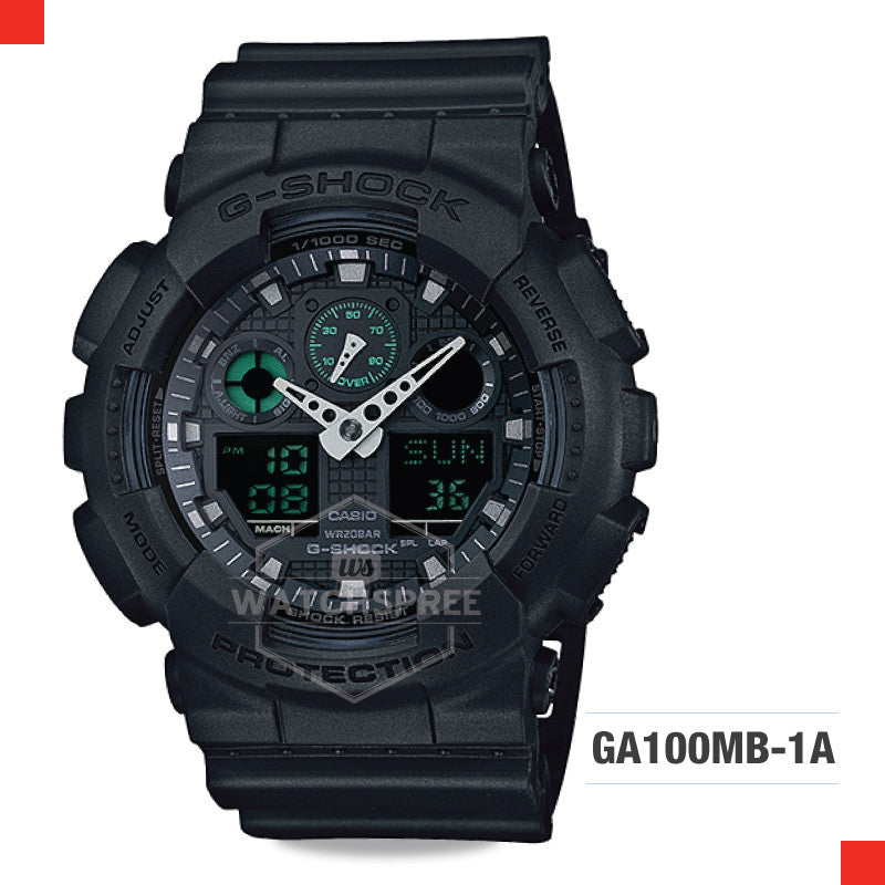 Casio G-Shock Extra Large Series Watch GA100MB-1A Watchspree