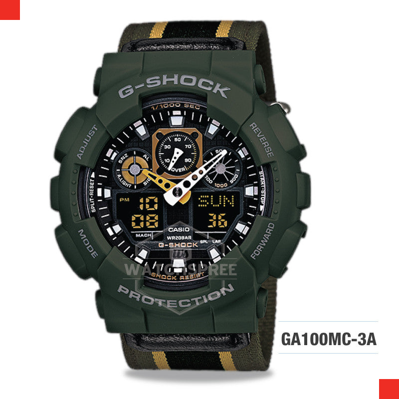 Casio G-Shock Extra Large Series Watch GA100MC-3A Watchspree
