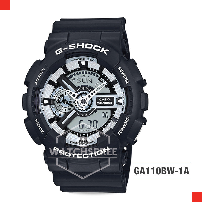 Casio G-Shock Extra Large Series Watch GA110BW-1A Watchspree