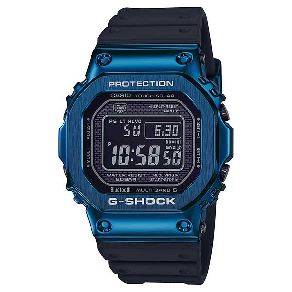 Casio G-Shock Full Metal Case BluetoothÇ?Çî’??? Multi-Band 6 Tough Solar Black Resin Band Watch GMWB5000G-2D GMW-B5000G-2D GMW-B5000G-2