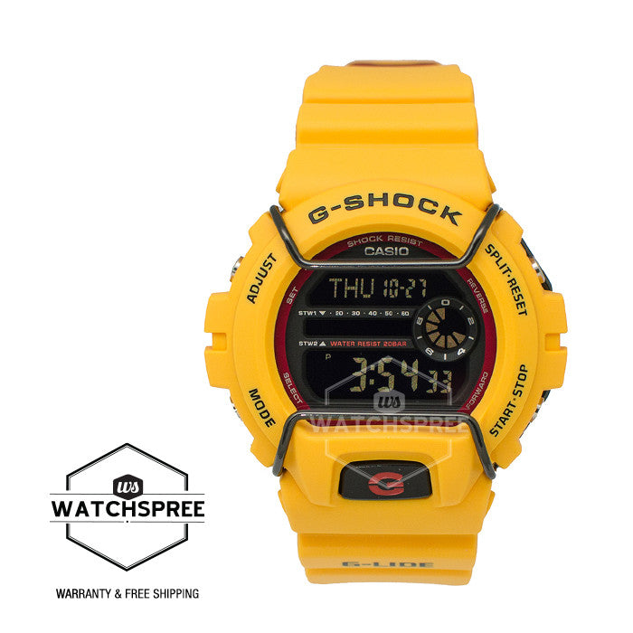 Casio G-Shock G-LIDE  Winter Version 2016 Yellow Resin Watch GLS6900-9D Watchspree