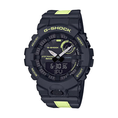 Casio G-Shock G-SQUAD Bluetooth¨ GBA-800 Series Black Resin Band Watch GBA800LU-1A1 GBA-800LU-1A1