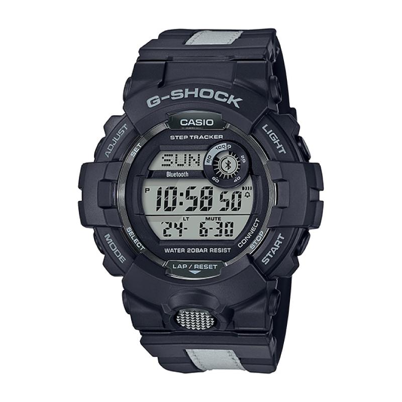 Casio G-Shock G-SQUAD Bluetooth‚Äö√†√∂‚àö√°¬¨¬®¬¨√Ü GBD-800 Series Black Resin Band Watch GBD800LU-1D GBD-800LU-1D GBD-800LU-1 Watchspree