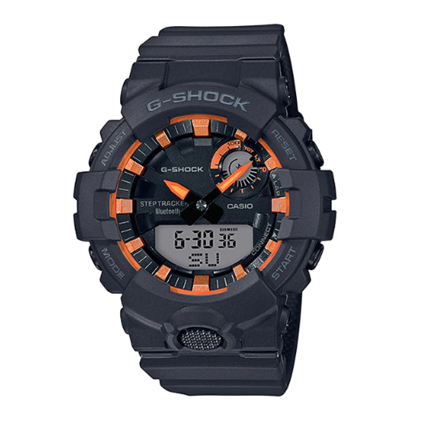 Casio G-Shock G-SQUAD Bluetooth¨ Black Resin Band Watch GBA800SF-1A GBA-800SF-1A