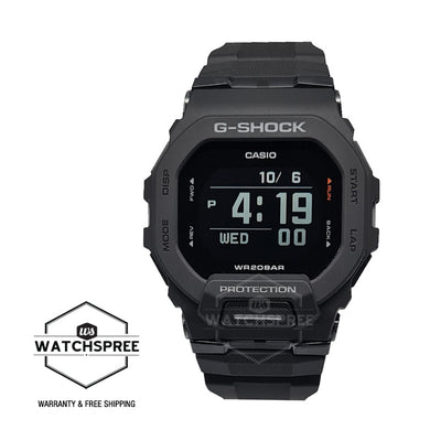 Casio G-Shock G-SQUAD Bluetooth¨ Black Resin Band Watch GBD200-1D GBD-200-1D GBD-200-1