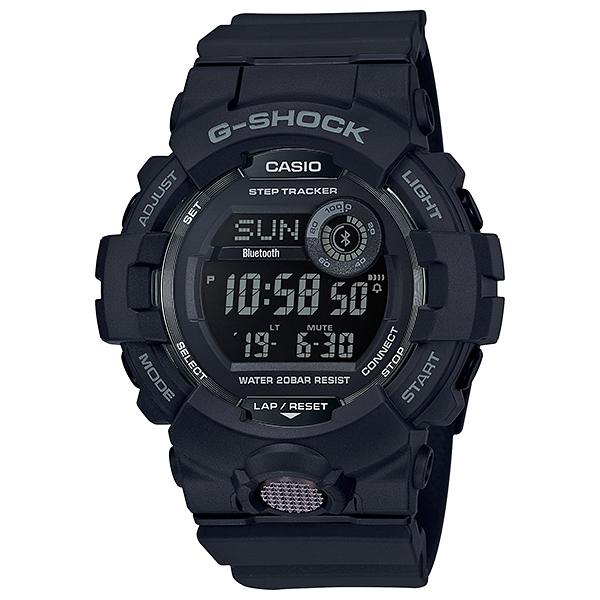 Casio G-Shock G-SQUAD Bluetooth‚Äö√†√∂‚àö√°¬¨¬®‚àö√ú GBD-800 Series Black Resin Band Watch GBD800-1B GBD-800-1B Watchspree