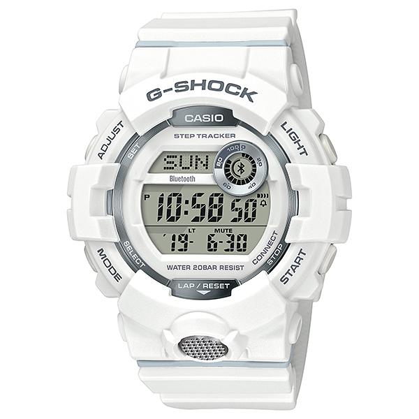 Casio G-Shock G-SQUAD Bluetooth¨ GBD-800 Series White Resin Band Watch GBD800-7D GBD-800-7D GBD-800-7
