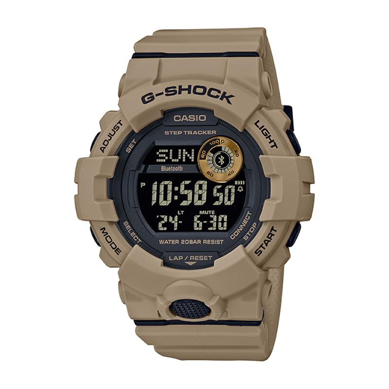 Casio G-Shock G-SQUAD Bluetooth¨ Utility Colors Collection Matte Brown Resin Band Watch GBD800UC-5D GBD-800UC-5D GBD-800UC-5