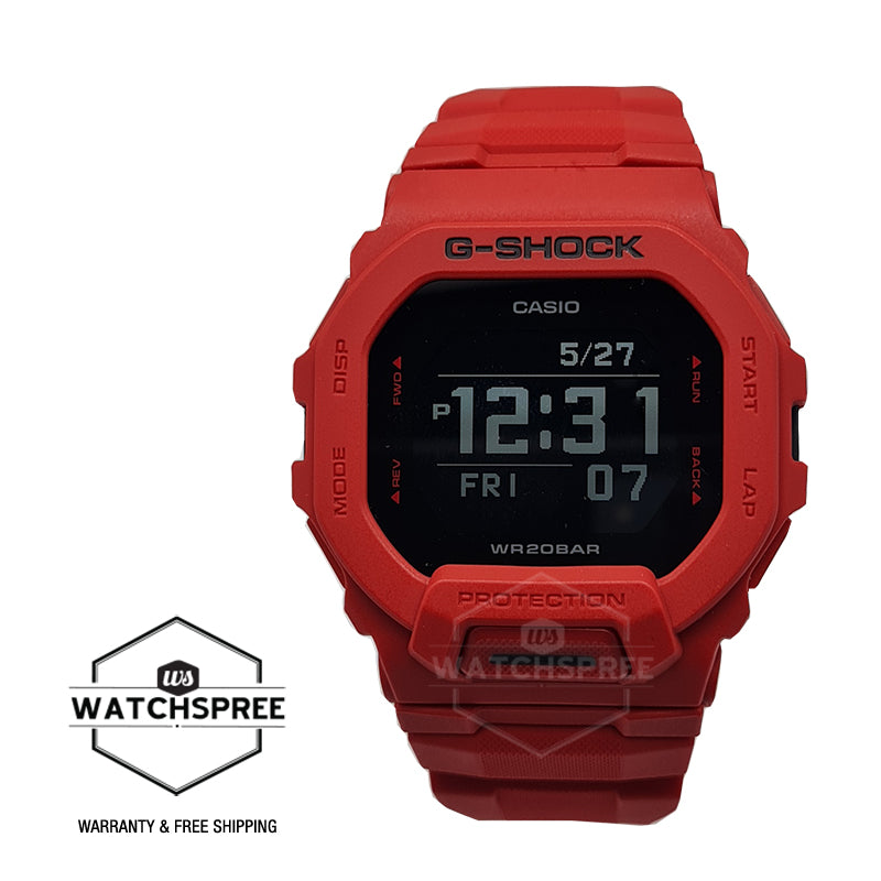 Casio G-Shock G-SQUAD Bluetooth®  Watch GBD200RD-4D GBD-200RD-4D GBD-200RD-4 Watchspree