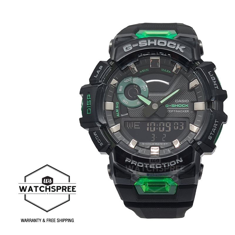 Casio G-Shock G-SQUAD Bluetooth¬¨¬®‚àö√ú Black Resin Band Watch GBA900SM-1A3 GBA-900SM-1A3 Watchspree