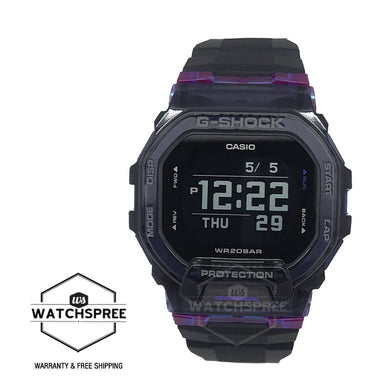 Casio G-Shock G-SQUAD Bluetooth¨ Black Resin Band Watch GBD200SM-1A6 GBD-200SM-1A6