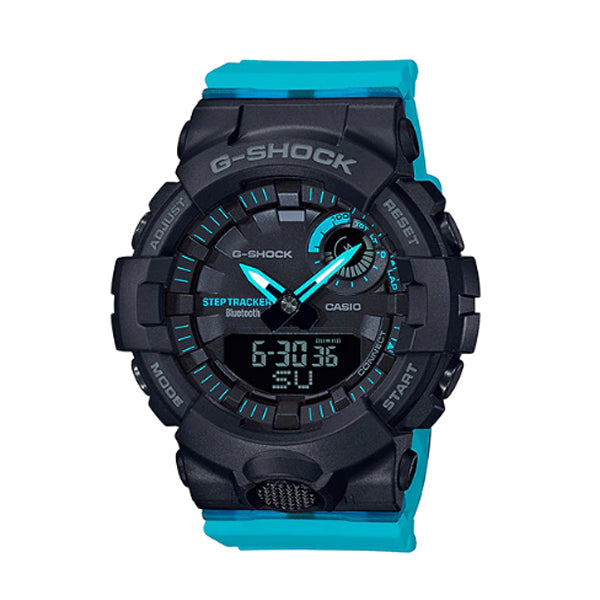 Casio G-Shock G-Squad for Ladies' GBA-800 Lineup Blue Resin Band Watch GMAB800SC-1A2 GMA-B800SC-1A2 Watchspree