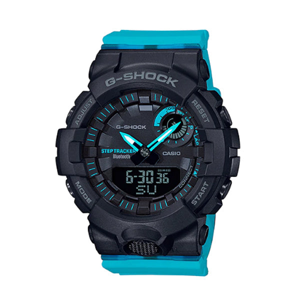Casio G-Shock G-Squad for Ladies' GBA-800 Lineup Blue Resin Band