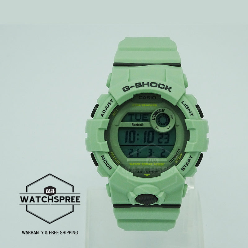 Casio G-Shock G-Squad for Ladies' GMD-B800 Lineup Green Resin Band Watch GMDB800SU-3D GMD-B800SU-3D GMD-B800SU-3 Watchspree