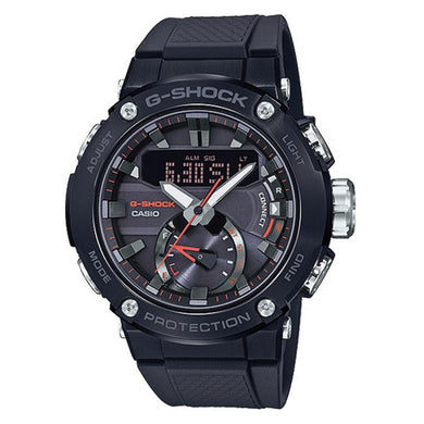 Casio G-Shock G-Steel Carbon Core Guard Structure Black Resin Band Watch GSTB200B-1A GST-B200B-1A Watchspree