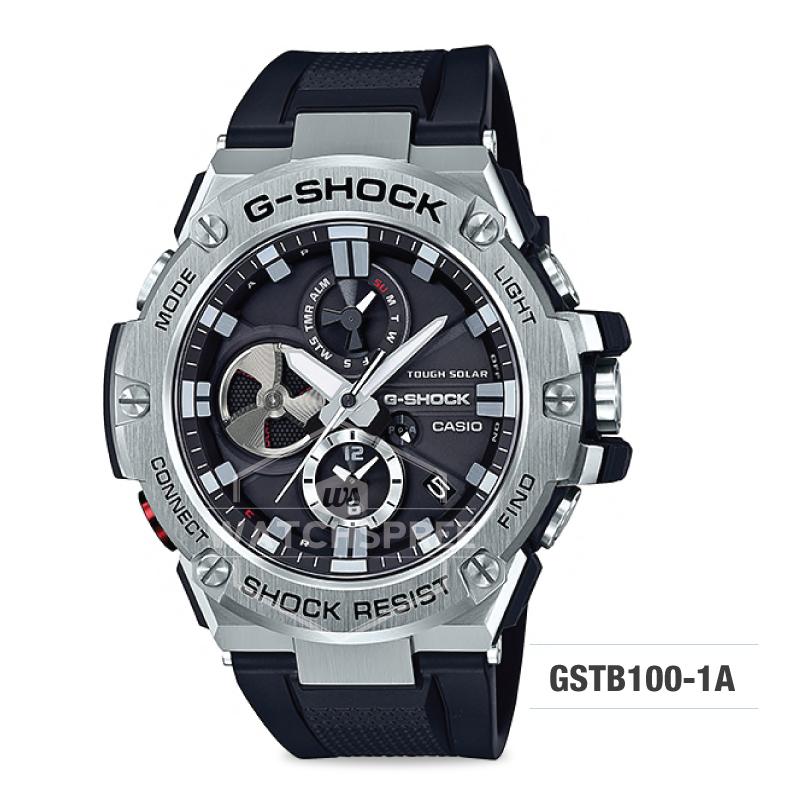 Casio G-Shock G-Steel GST-B100 Black Resin Band Watch GSTB100-1A GST-B100-1A Watchspree