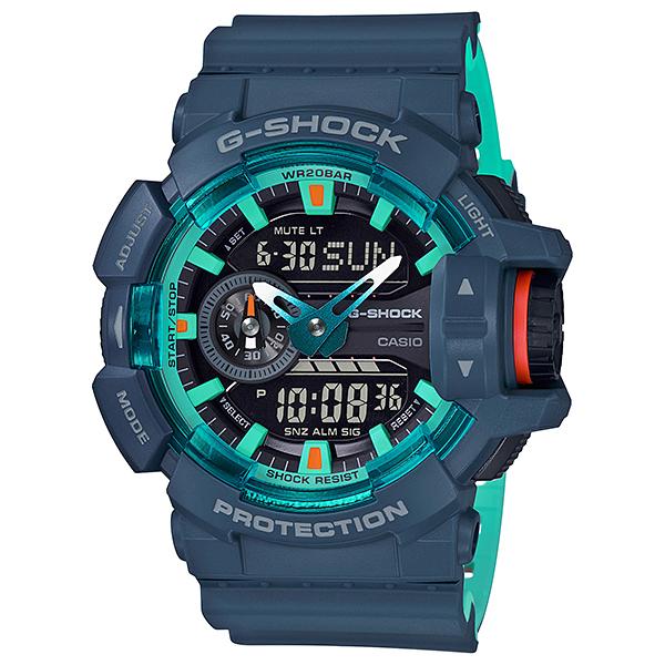 Casio G-Shock GA-400 Lineup Special Color Models Matte Navy Blue Resin Band Watch GA400CC-2A GA-400CC-2A Watchspree
