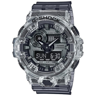 Casio G-Shock GA-700 Lineup Special Color Models Semi-Transparent Resin Band Watch GA700SK-1A GA-700SK-1A Watchspree
