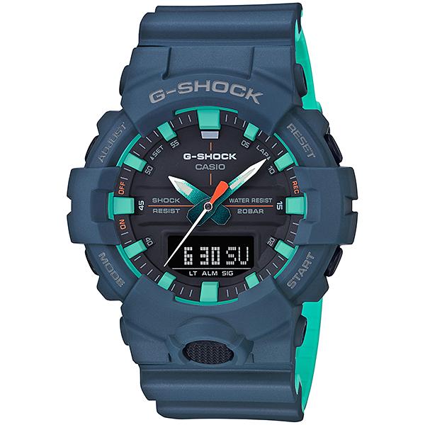 Casio G-Shock GA-800 Lineup Special Color Models Matte Navy Blue Resin Band Watch GA800CC-2A GA-800CC-2A Watchspree