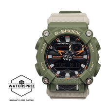 Load image into Gallery viewer, Casio G-Shock GA-900 Lineup HIDDEN COAST Theme Green Resin Band Watch GA900HC-3A GA-900HC-3A Watchspree
