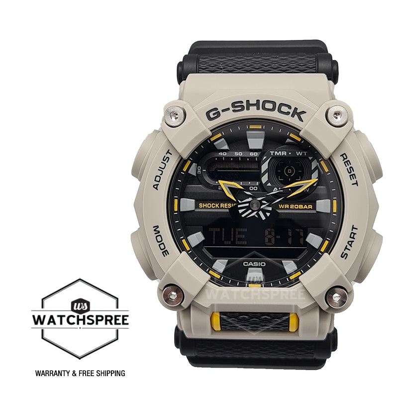Casio G-Shock GA-900 Lineup HIDDEN COAST Theme Grey Resin Band Watch GA900HC-5A GA-900HC-5A Watchspree