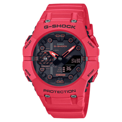 Casio G-Shock GA-B001 Lineup Carbon Core Guard Structure Bluetooth¬Æ Red Resin Band Watch GAB001-4A GA-B001-4A Watchspree