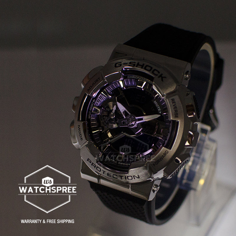 Casio G-Shock GM-110 Lineup Black Resin Band Watch GM110-1A GM-110-1A Watchspree