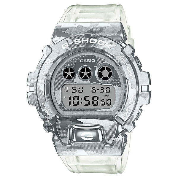 Casio G-Shock GM-6900 Lineup Special Colour Model Transparent Camouflage Band Watch GM6900SCM-1D GM-6900SCM-1D GM-6900SCM-1 Watchspree