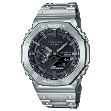 Casio G-Shock GM-B2100 Lineup Full Metal Case Bluetooth¨ Tough Solar Stainless Steel Band Watch GMB2100D-1A GM-B2100D-1A
