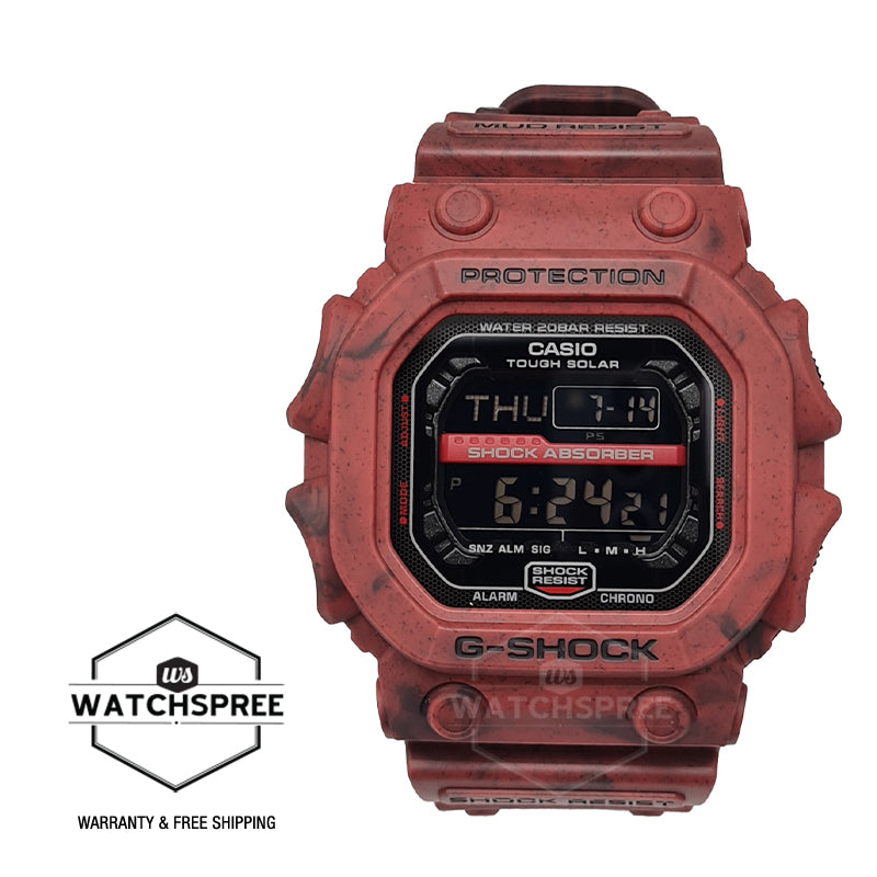 Casio G-Shock GX-56 Lineup Solar Powered Red Resin Band Watch GX56SL-4D GX-56SL-4D GX-56SL-4 Watchspree