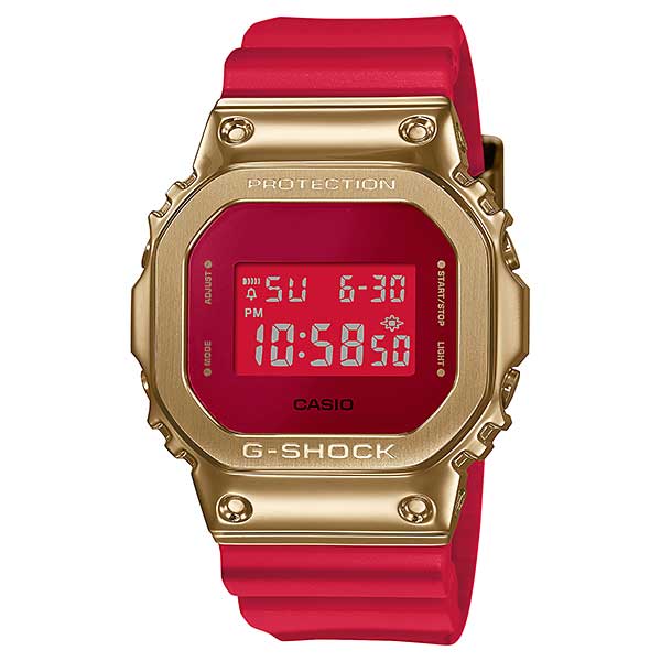 Casio G-Shock Limited Models Chinese New Year 2021 Red Resin Band Watch GM5600CX-4D GM-5600CX-4D GM-5600CX-4 Watchspree