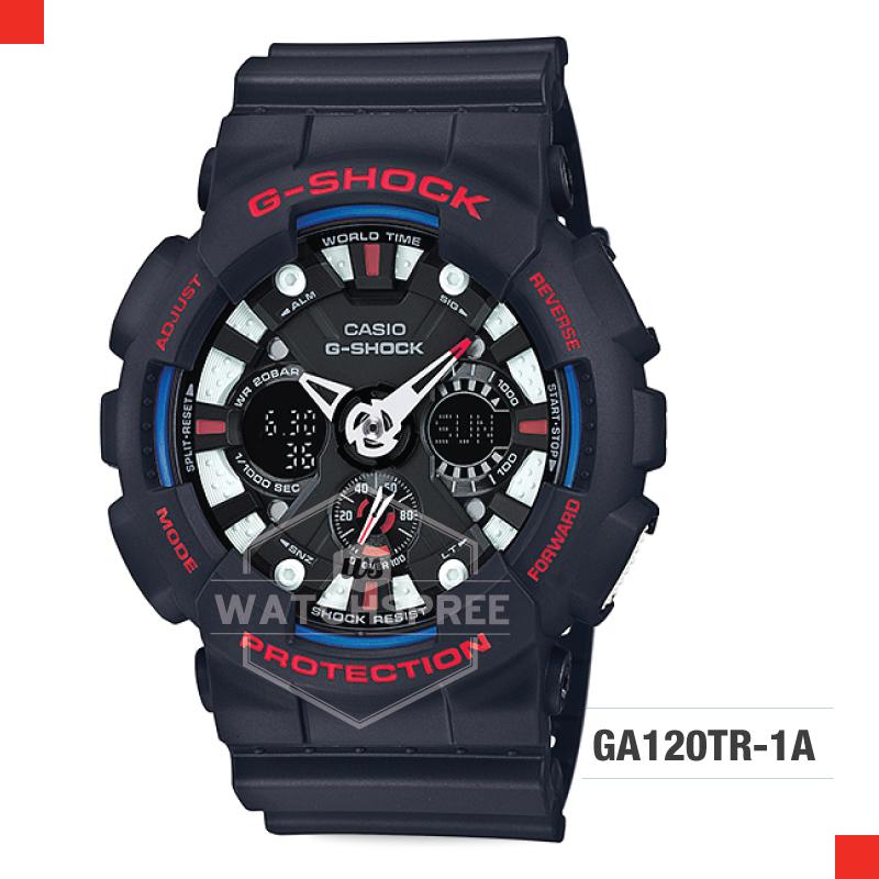 Casio G-Shock Limited Models GA-120 New Collection Black Resin Strap Watch GA120TR-1A Watchspree