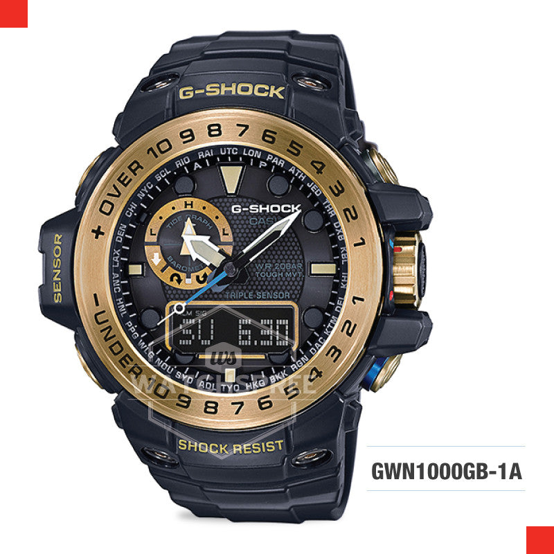 Casio G-Shock Master Of G Gulfmaster Watch GWN1000GB-1A Watchspree