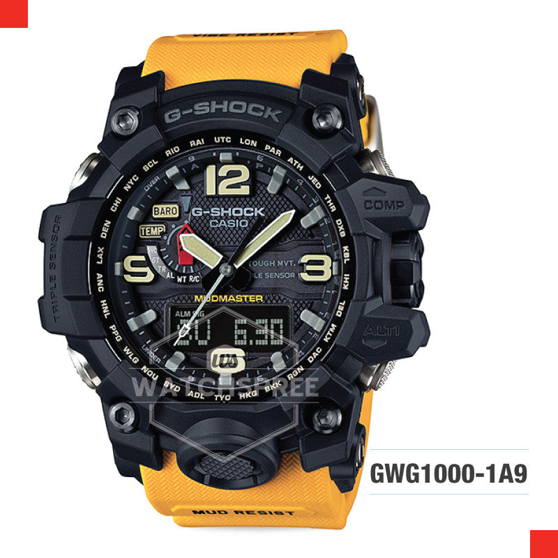Casio G-Shock Master Of G Mudmaster Watch GWG1000-1A9 Watchspree