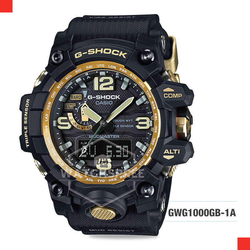 Casio G-Shock Master Of G Mudmaster Watch GWG1000GB-1A Watchspree