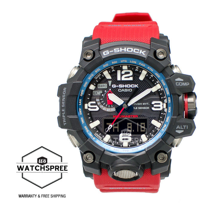 Casio G-Shock Master Of G Mudmaster Watch GWG1000RD-4A Watchspree