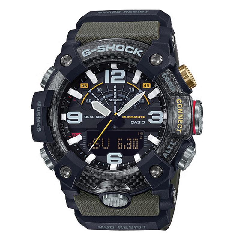 Casio G-Shock Master Of G Series Mudmaster Green Resin Band Watch GGB100-1A3 GG-B100-1A3 (LOCAL BUYERS ONLY) Watchspree