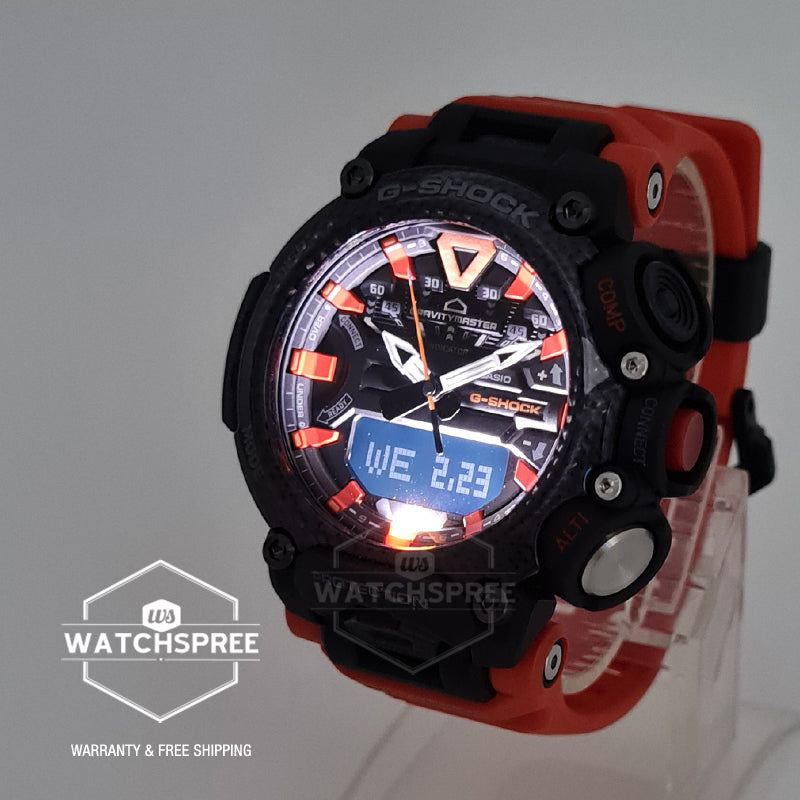Casio G-Shock Master of G GRAVITYMASTER Quad Sensor GR-B200 Lineup Watch GRB200-1A9 GR-B200-1A9 Watchspree