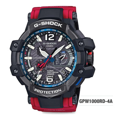 Casio G-Shock Master of G Gravitymaster Red Resin Strap Watch GPW1000RD-4A Watchspree