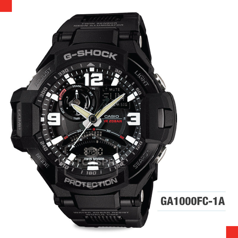 Casio G-Shock Master of G Gravitymaster Watch GA1000FC-1A Watchspree