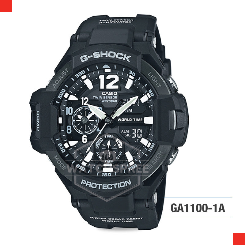 Casio G-Shock Master of G Gravitymaster Watch GA1100-1A Watchspree