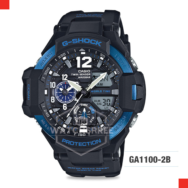Casio G-Shock Master of G Gravitymaster Watch GA1100-2B Watchspree