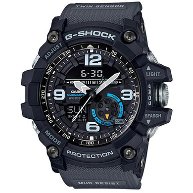 Casio G-Shock Master of G Mudmaster Series Dark Grey Resin Strap Watch GG1000-1A8 GG-1000-1A8 Watchspree