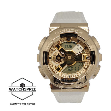 Casio G-Shock Metal Covered GM-110 Lineup Clear Semi-Transparent Resin Band Watch GM110SG-9A GM-110SG-9A Watchspree
