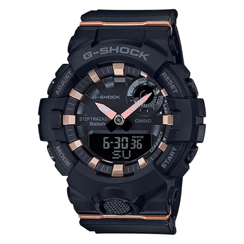 Casio G-Shock S Series G-Squad Bluetooth¨ Black Resin Band Watch GMAB800-1A GMA-B800-1A