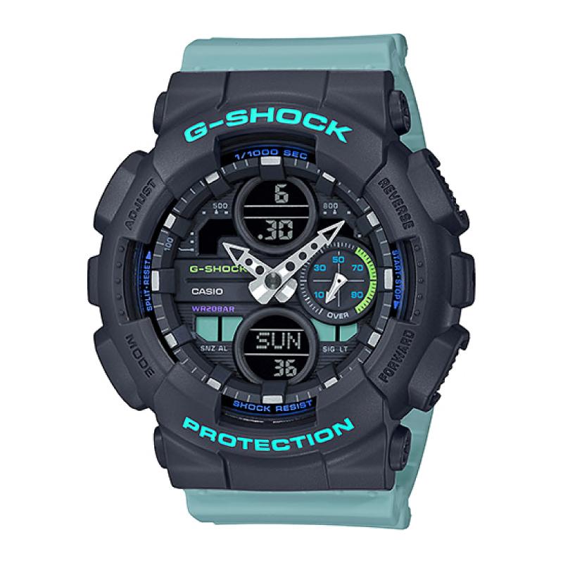 Casio G-Shock S Series GMA-S140 Lineup Blue Resin Band Watch GMAS140-2A GMA-S140-2A Watchspree