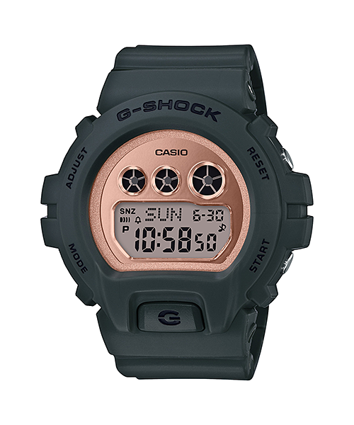 Casio G-Shock S Series Matte Khaki Green Resin Band Watch GMDS6900MC-3D GMDS6900MC-3D GMD-S6900MC-3 Watchspree